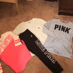 PINK shirts and pant